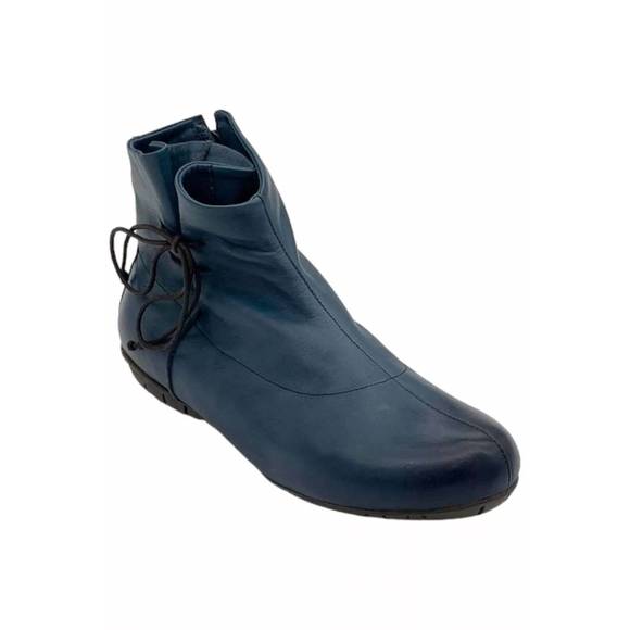 NEW SERGIO TOMANI women's laska ankle boots in navy - Picture 2 of 3